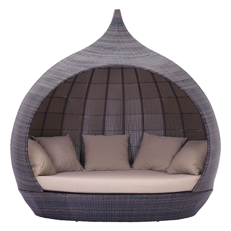Zuo Modern wicker outdoor daybed-martinique front