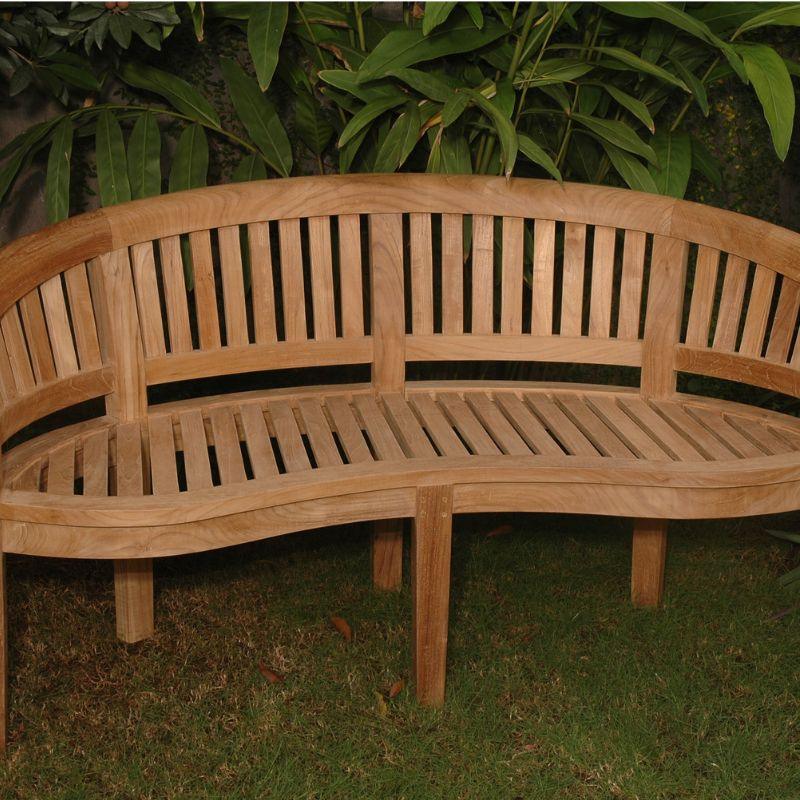 Anderson Teak Curved Outdoor Bench