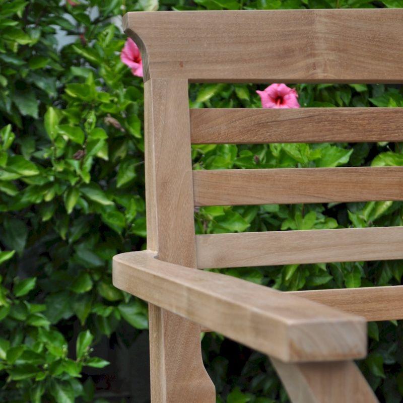 Anderson Teak Exterior Wood Bench - Sakura