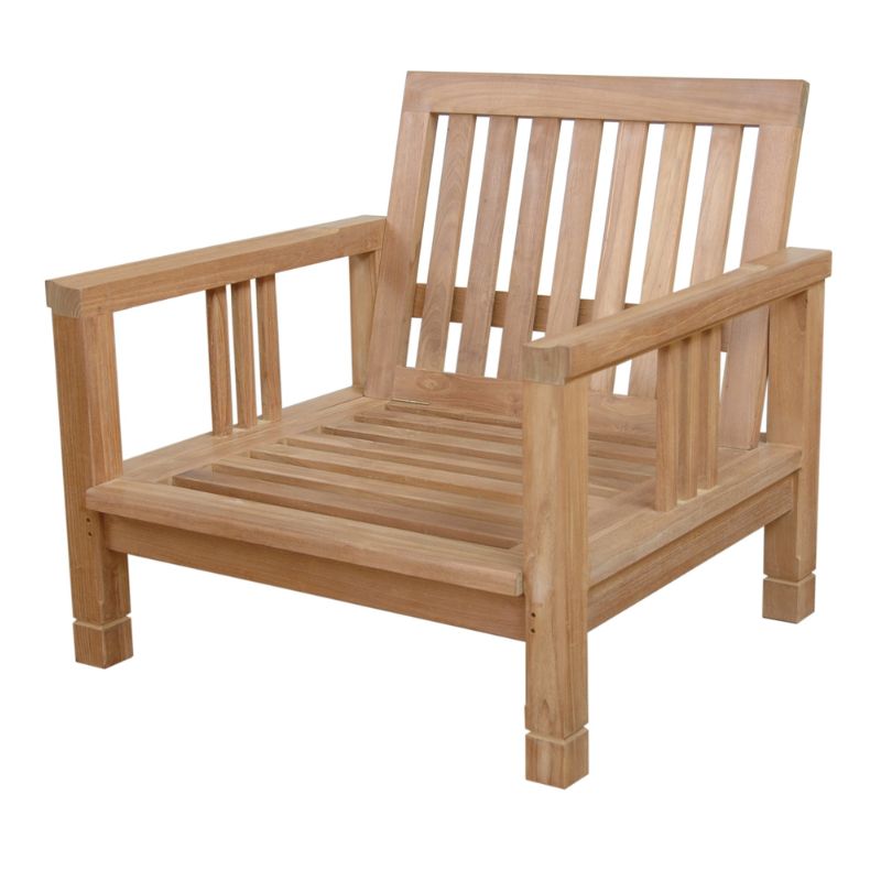 Anderson Teak Modern Outdoor Patio Chair - SouthBay