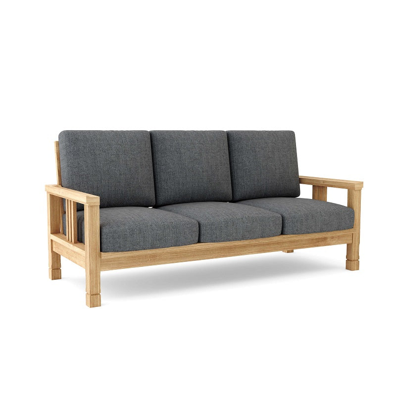 Anderson Teak Modern Patio Couch - SouthBay
