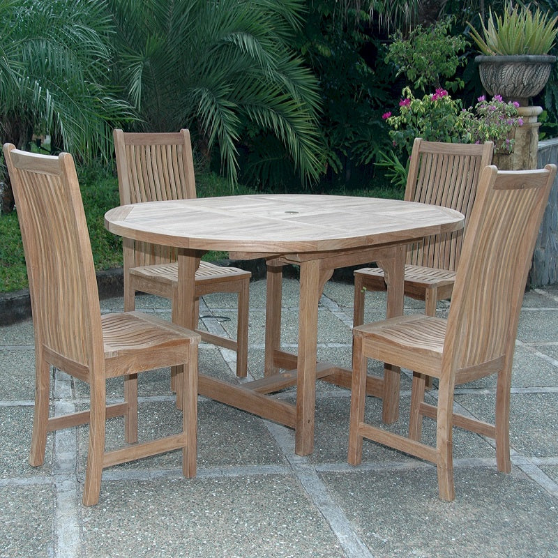 SET-12 Anderson Teak Bahama Chicago 5-Pieces Dining
