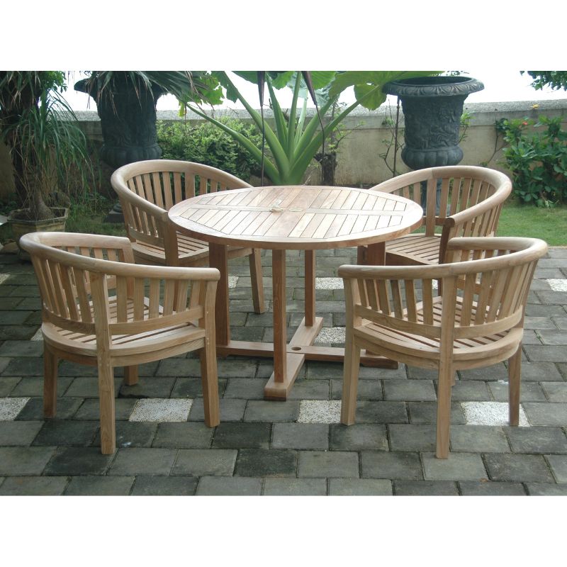 Anderson Teak Tosca 5-Pieces Dining Table Set