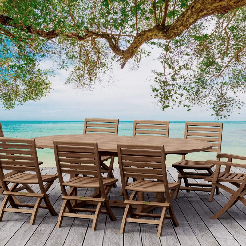 Anderson Teak Bahama Andrew 9-Pieces Dining Set