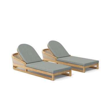 anderson teak chaise lounge set of 2