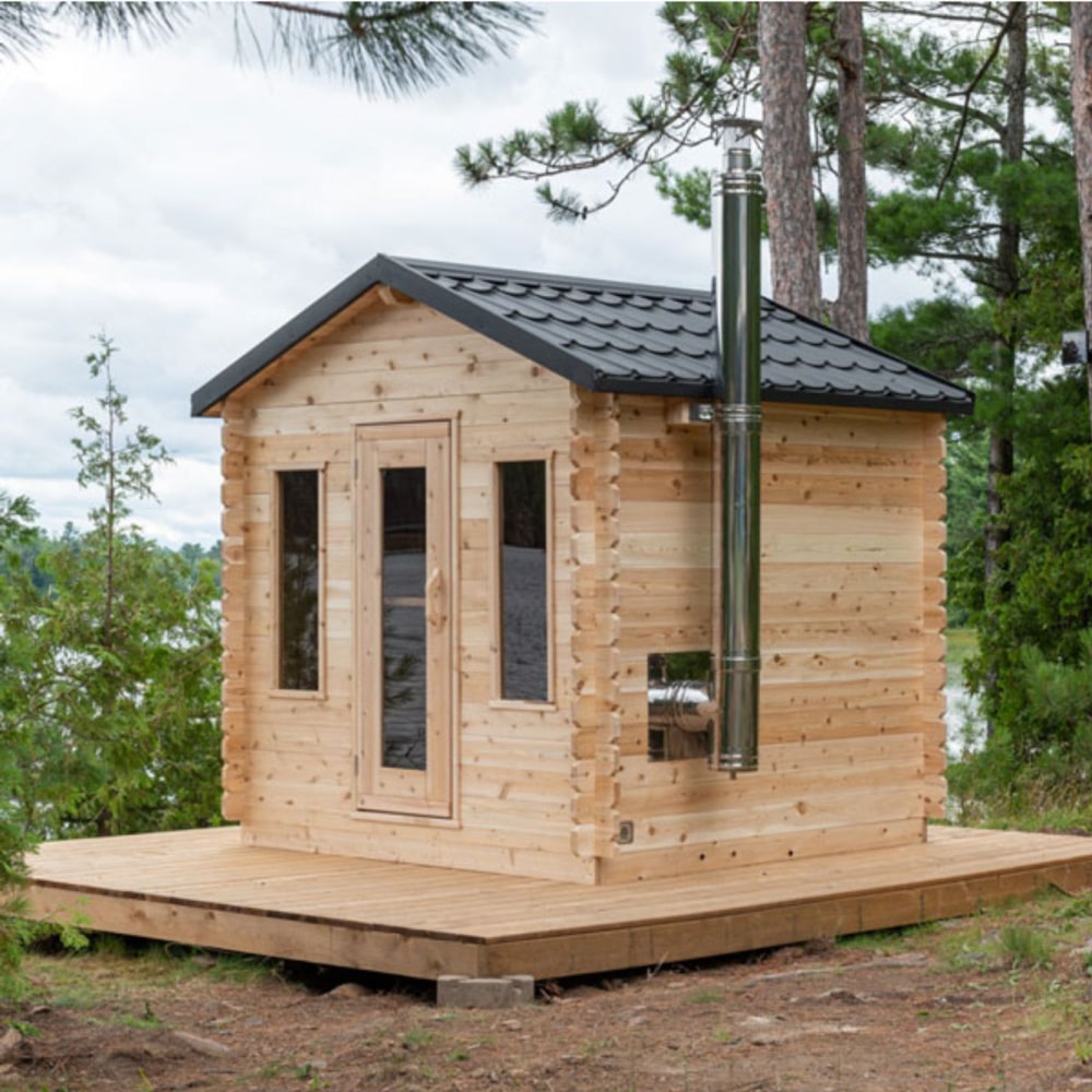 Dundalk Leisurecraft CT Georgian Cabin 6 Person Outdoor Sauna